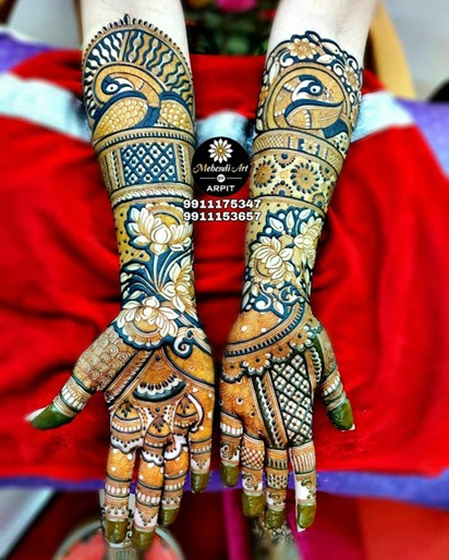 Festive Mehndi Design